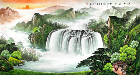 客厅风水装饰画赏析,客厅装饰画风水禁忌详解
