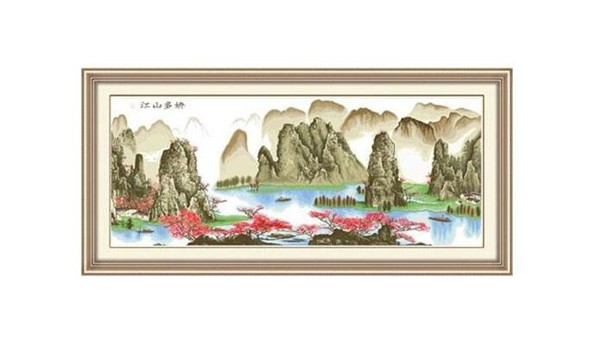 皇室蒙娜丽莎十字绣