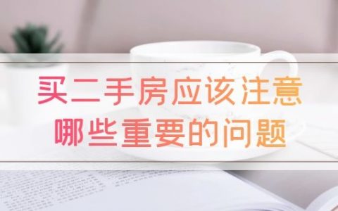 买二手房应该注意哪些重要的问题