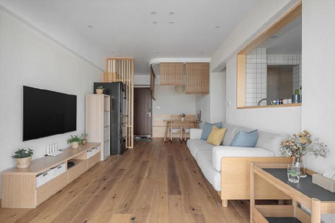 80㎡日式两居室的学区房效果图 公寓装修效果图