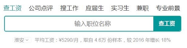 淮安平均工资