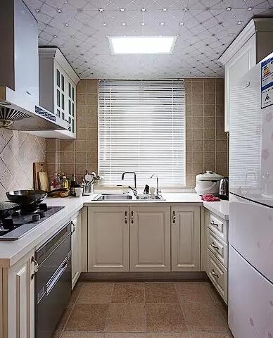 长型厨房装修设计效果图