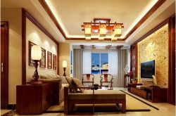 中式客厅装修设计效果图 古朴典雅的中式客厅风情