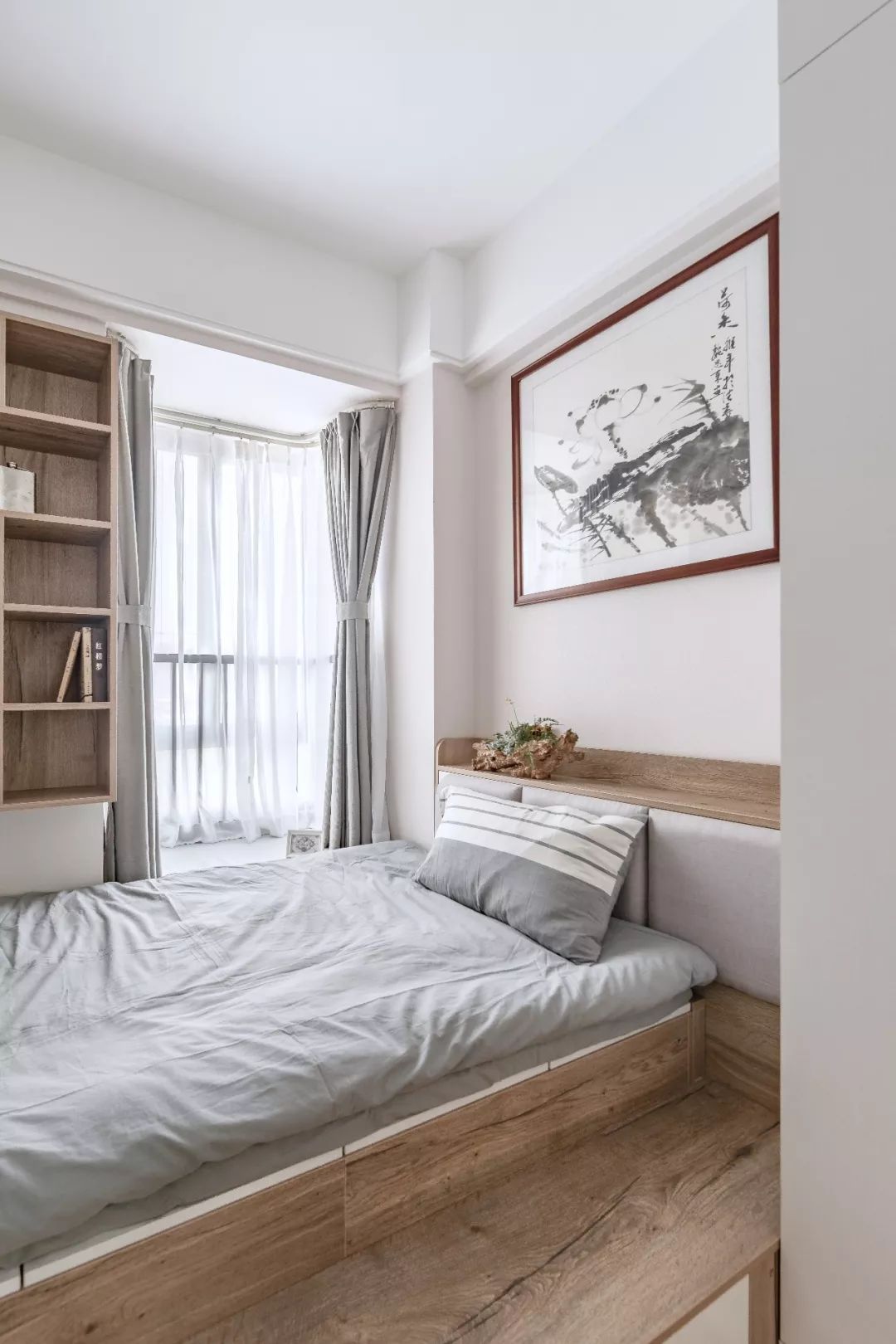 84平北欧风小户型三居室装修效果图 简单且优雅温馨