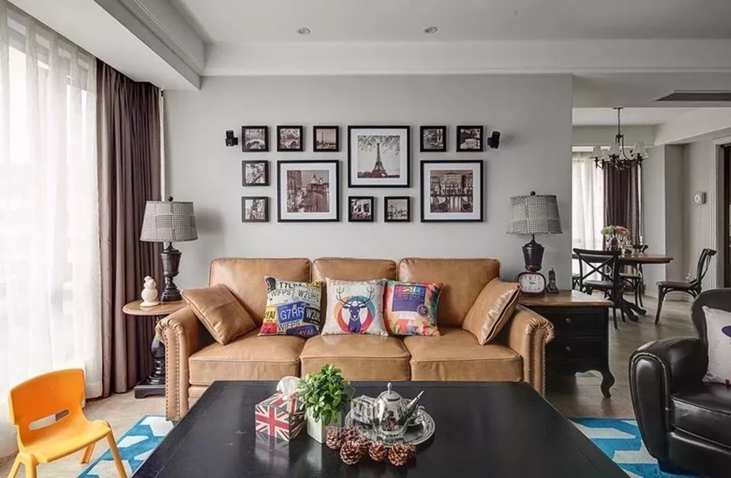 沙发背景墙效果图 让客厅更有文艺范