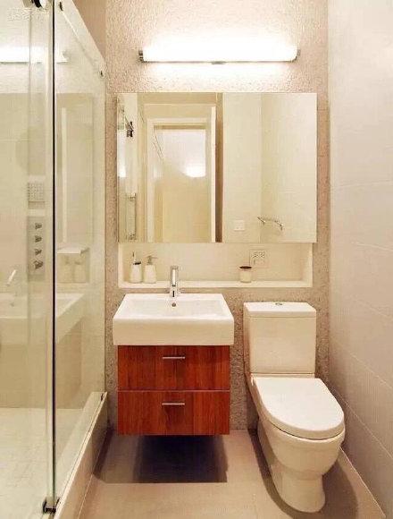 小户型卫浴间干湿分离设计效果图