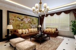 美式客厅装修风格装修效果图 美式客厅设计图