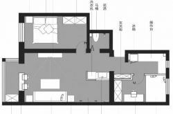 72平米小户型两居室装修效果图 家居设计图