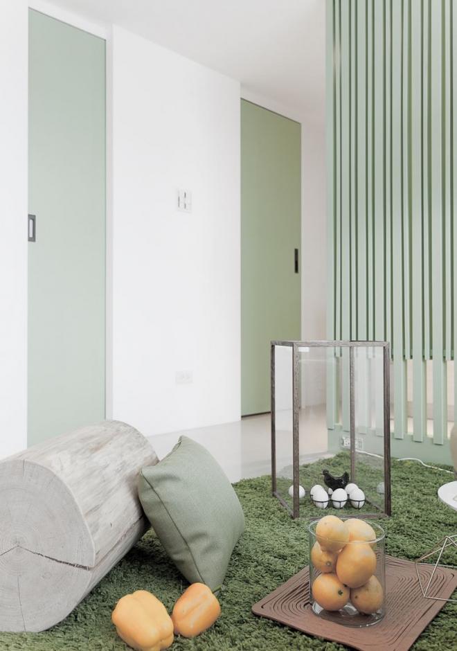 濮阳60平米公寓绿色系小清新装修效果图