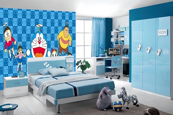 卧室可爱墙纸样式有哪些 为孩子创造一个梦想空间