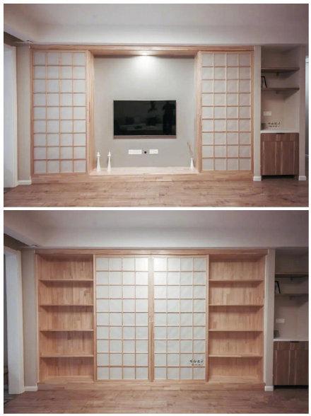 承德120㎡日式三居室装修效果图 ​​​​