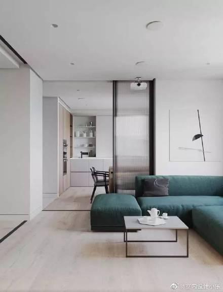 47平精致简约的小公寓 家庭室内装修设计图