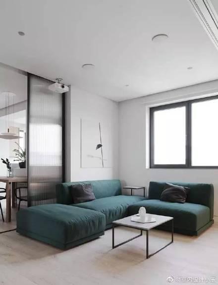 47平精致简约的小公寓 家庭室内装修设计图